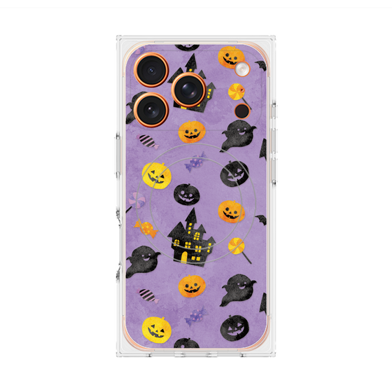 Premium Square Case with MagSafe［ Halloween Party - Purple ］