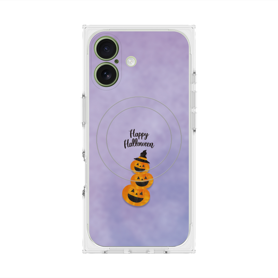 Premium Square Case with MagSafe［ Happy Halloween - Pumpkin ］