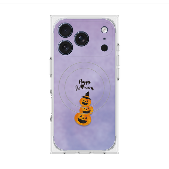 Premium Square Case with MagSafe［ Happy Halloween - Pumpkin ］