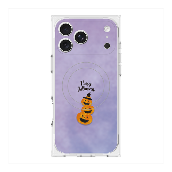 Premium Square Case with MagSafe［ Happy Halloween - Pumpkin ］