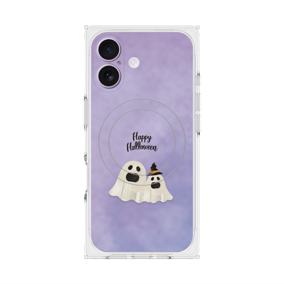 Premium Square Case with MagSafe［ Happy Halloween - Ghost ］