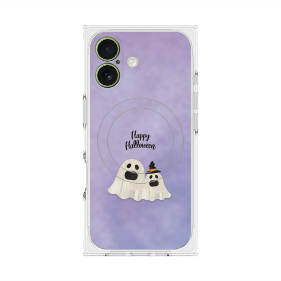 Premium Square Case with MagSafe［ Happy Halloween - Ghost ］