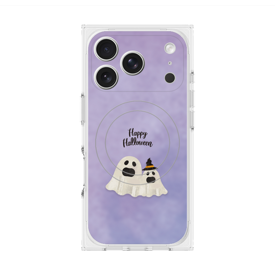 Premium Square Case with MagSafe［ Happy Halloween - Ghost ］