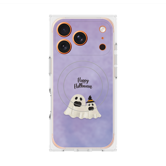 Premium Square Case with MagSafe［ Happy Halloween - Ghost ］