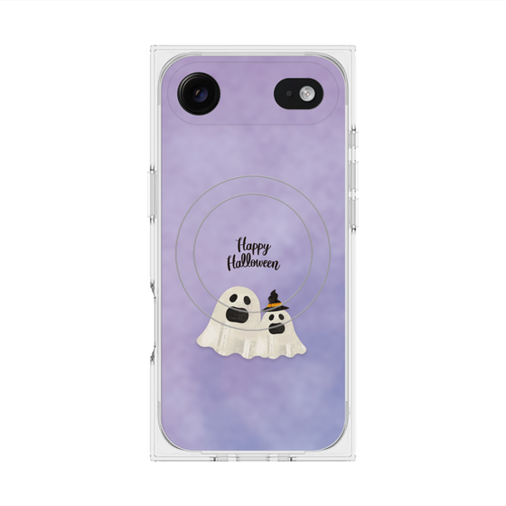 Premium Square Case with MagSafe［ Happy Halloween - Ghost ］