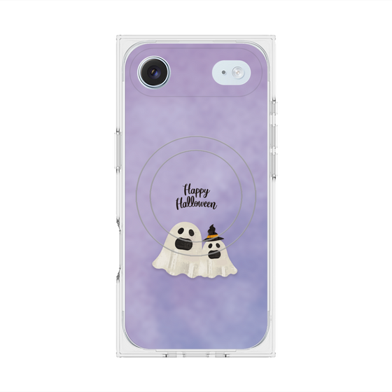 Premium Square Case with MagSafe［ Happy Halloween - Ghost ］