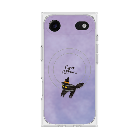 Premium Square Case with MagSafe［ Happy Halloween - Black cat ］