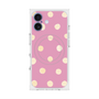 Premium Square Case with MagSafe［ Watercolor Dots Retro Color - Pink ］