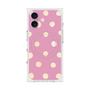 Premium Square Case with MagSafe［ Watercolor Dots Retro Color - Pink ］