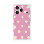 Premium Square Case with MagSafe［ Watercolor Dots Retro Color - Pink ］