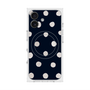 Premium Square Case with MagSafe［ Watercolor Dots Retro Color - Navy ］