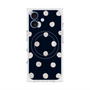 Premium Square Case with MagSafe［ Watercolor Dots Retro Color - Navy ］
