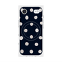Premium Square Case with MagSafe［ Watercolor Dots Retro Color - Navy ］