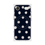 Premium Square Case with MagSafe［ Watercolor Dots Retro Color - Navy ］