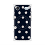 Premium Square Case with MagSafe［ Watercolor Dots Retro Color - Navy ］