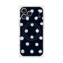 Premium Square Case with MagSafe［ Watercolor Dots Retro Color - Navy ］