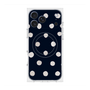 Premium Square Case with MagSafe［ Watercolor Dots Retro Color - Navy ］