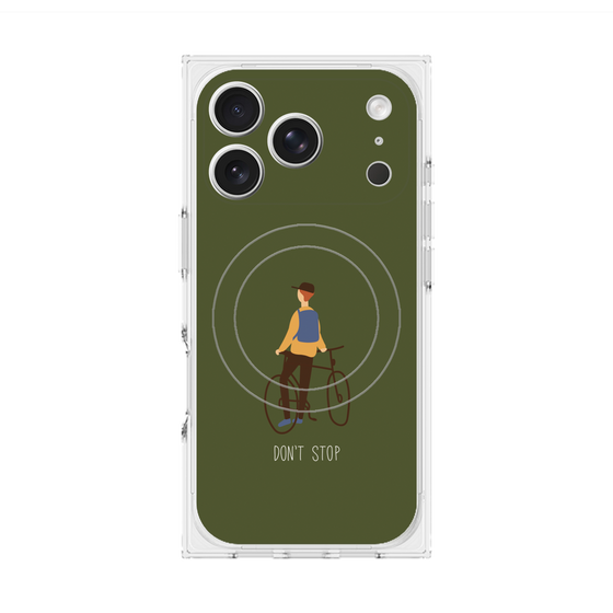 Premium Square Case with MagSafe［ Dont stop - Green ］