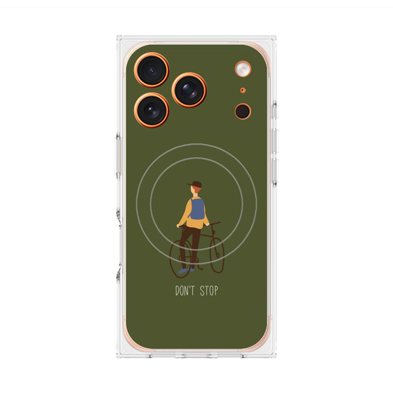 Premium Square Case with MagSafe［ Dont stop - Green ］