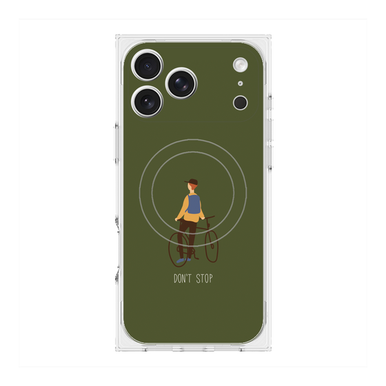 Premium Square Case with MagSafe［ Dont stop - Green ］