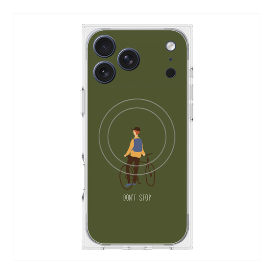 Premium Square Case with MagSafe［ Dont stop - Green ］