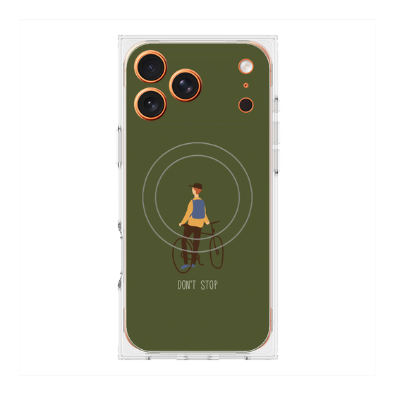 Premium Square Case with MagSafe［ Dont stop - Green ］