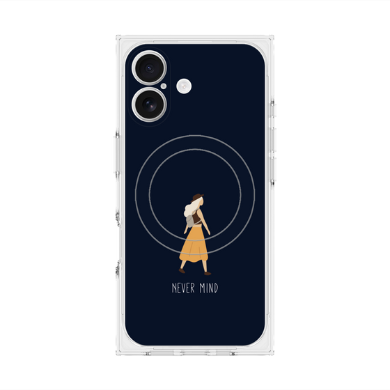 Premium Square Case with MagSafe［ Never Mind - Navy ］