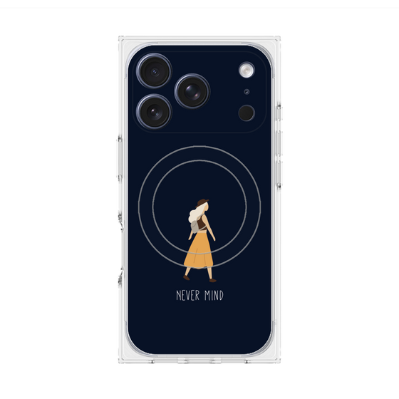 Premium Square Case with MagSafe［ Never Mind - Navy ］