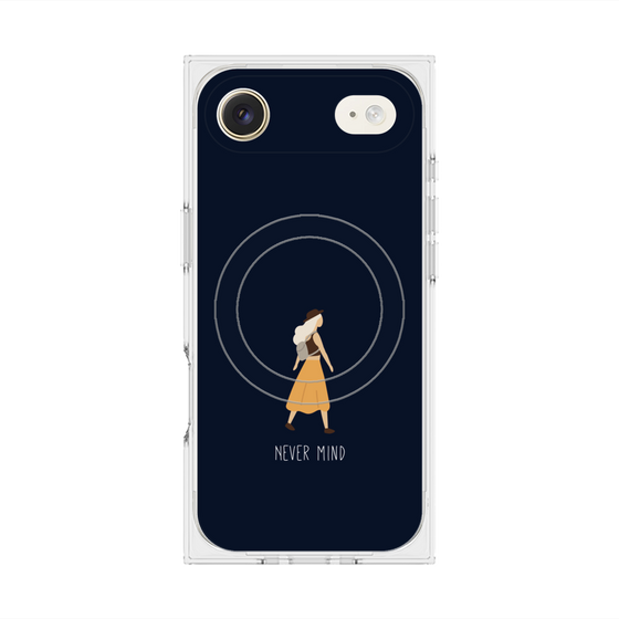 Premium Square Case with MagSafe［ Never Mind - Navy ］