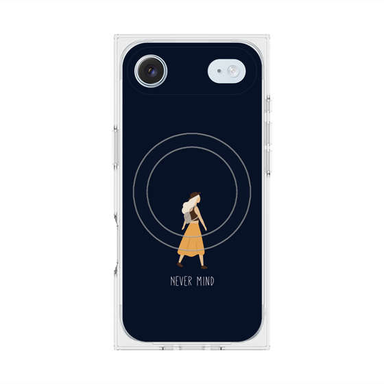 Premium Square Case with MagSafe［ Never Mind - Navy ］