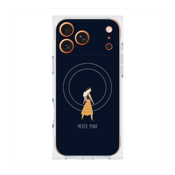 Premium Square Case with MagSafe［ Never Mind - Navy ］