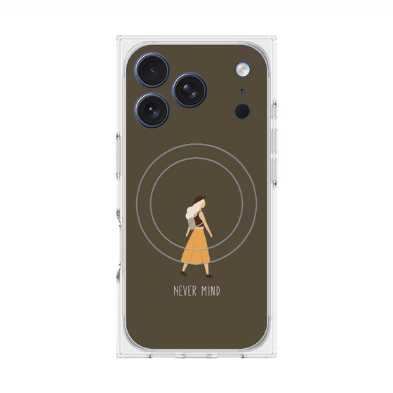 Premium Square Case with MagSafe［ Never Mind - Brown ］