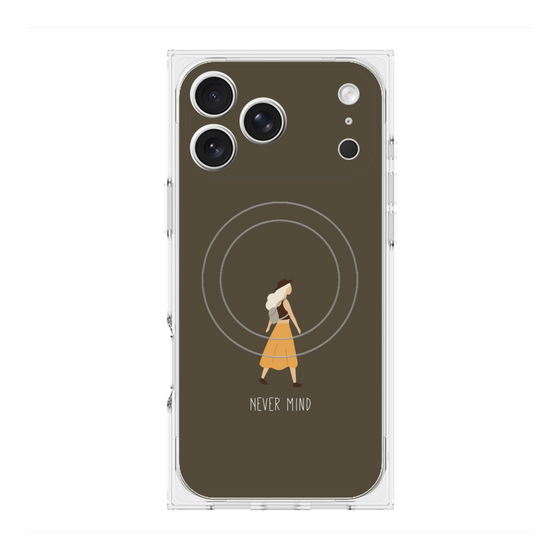 Premium Square Case with MagSafe［ Never Mind - Brown ］