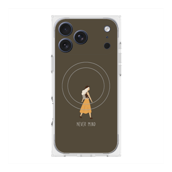 Premium Square Case with MagSafe［ Never Mind - Brown ］