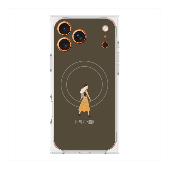 Premium Square Case with MagSafe［ Never Mind - Brown ］