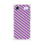 Premium Square Case with MagSafe［ Small Stripe - Purple × Pink ］