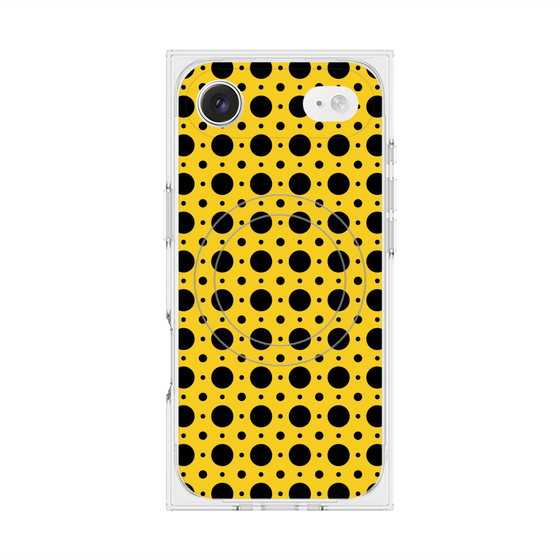 Premium Square Case with MagSafe［ Shower Dot - Yellow ］
