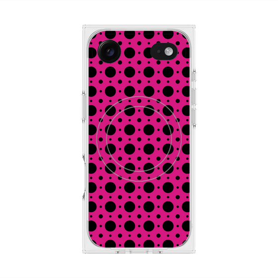 Premium Square Case with MagSafe［ Shower Dot - Pink ］