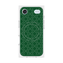 Premium Square Case with MagSafe［ Dot Circle - Green ］