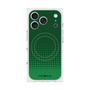 Premium Square Case with MagSafe［ Dot Gradation - Green ］