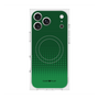 Premium Square Case with MagSafe［ Dot Gradation - Green ］