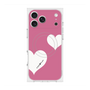 Premium Square Case with MagSafe［ Two Hearts - Pink ］
