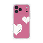 Premium Square Case with MagSafe［ Two Hearts - Pink ］
