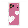 Premium Square Case with MagSafe［ Two Hearts - Pink ］