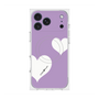 Premium Square Case with MagSafe［ Two Hearts - Purple ］