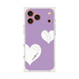 Premium Square Case with MagSafe［ Two Hearts - Purple ］