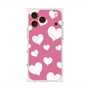 Premium Square Case with MagSafe［ Dot Hearts - Pink ］
