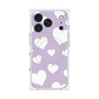 Premium Square Case with MagSafe［ Dot Hearts - Purple ］