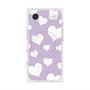 Premium Square Case with MagSafe［ Dot Hearts - Purple ］