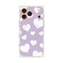 Premium Square Case with MagSafe［ Dot Hearts - Purple ］